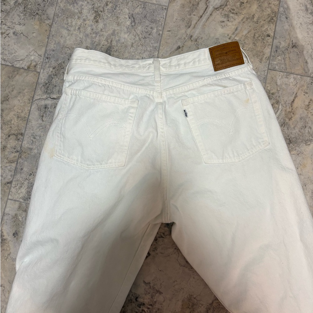 Levi's White Wedgie Straight Jeans - Picture 5 of 10